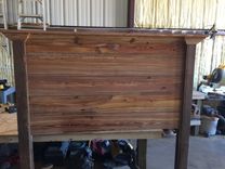 Reclaimed Heart Pine Headboard 1 small