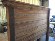 Reclaimed Heart Pine Headboard 4 small