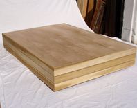 Floating Platform Bed Frame - Poplar Asian Inspired 2 small
