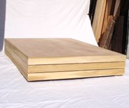 Floating Platform Bed Frame - Poplar Asian Inspired 1 small