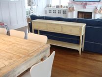Weathered Extension Farm Table With Breadboard Ends 3 small