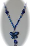 Custom Butterfly Beaded Lanyard 2 small