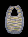 Heirloom Quality Crocheted Baby Bib 2 small