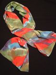 Bias Stripe Silk Scarf 2 small