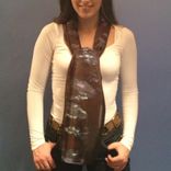 Chocolate Dream Silk Scarf 4 small