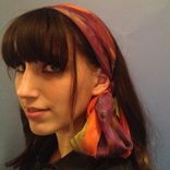 Road To Happiness Silk Scarf 1 small