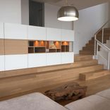 Geometric Oak Bookcase 4 small