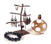 Hand Sculpted Metal Earring Tree Display Stand 2 small