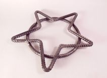 Hand Forged Texas Star Trivet - Housewarming Gift, Wedding Gift, Anniversary Present 5 small