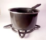 Hand Forged Texas Star Trivet - Housewarming Gift, Wedding Gift, Anniversary Present 4 small