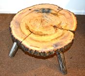 Holyoke Stool/Accent Or Coffee Table .Wood And Steel 1 small