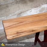 Reclaimed Slab Sycamore Bench 4 small