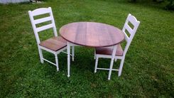 Round Red Oak And Poplar Dinette 1 small