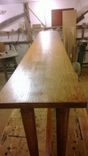 Long Quartersawn Oak Sofa Table 6 small