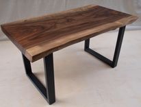 Live Edge Walnut Bench Or Small Coffee Table 1 small
