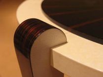 Macassar Ebony And Parchment  Side Table 3 small