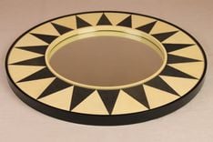 Round Shagreen Mirror 2 small