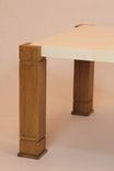 Parchment,Oak And Brass Coffee Table 3 small