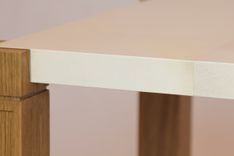 Parchment,Oak And Brass Coffee Table 6 small