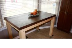 Solid Walnut Kitchen Table/ Work Table 3 small