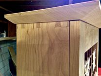 Hand Made Kumiko Wall Cabinet 5 small