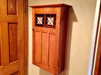 Hand Made Kumiko Wall Cabinet 1 small