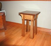 Mission Style Lamp Table 2 small