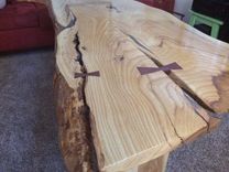 Live Edge Figured Ash Desk 3 small