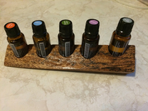 Exotic Hardwood Essential Oils Triangular Display 1 small
