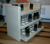 Essential Oils Display Shelf W/Removable Shelves 1 small