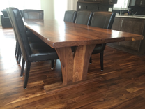Hand Carved Live Edge Dining Table 2 small