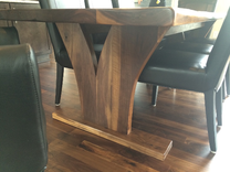 Hand Carved Live Edge Dining Table 1 small