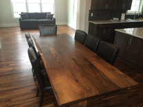 Hand Carved Live Edge Dining Table 3 small