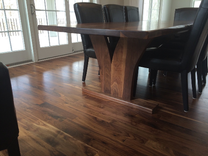 Hand Carved Live Edge Dining Table 5 small