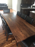 Hand Carved Live Edge Dining Table 4 small