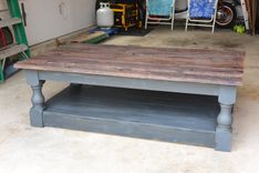 Reclaimed Wood Coffee Table 2 small