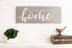 So Good To Be Home Wood Sign Saying -Family Home Wooden Signs - Farmhouse Wood Sign 3 small