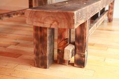 Custom Farmhouse Dining Table And Benches For Kitchensurfing.Com 2 small