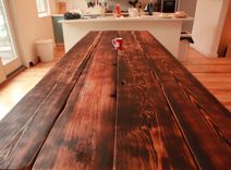 Custom Farmhouse Dining Table And Benches For Kitchensurfing.Com 8 small