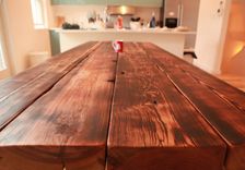 Custom Farmhouse Dining Table And Benches For Kitchensurfing.Com 9 small