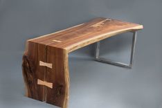 Walnut Slab Coffee Table 1 Of 2 1 small