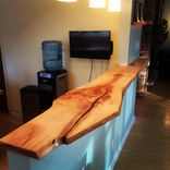 Live Edge Maple Slab Bar 1 small