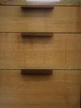 Cantilever Walnut And Maple Desk Set 5 small