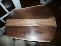 Walnut Slab With Wormy Maple Center 4 small