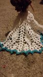 Elegant, Modern Crochet Barbie Wedding Gown 4 small