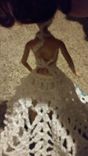 Elegant, Modern Crochet Barbie Wedding Gown 5 small