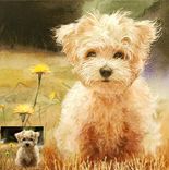 Made To Order Pet Painting! Your Photos Can Become Oil Or Watercolor Portraits 1 small