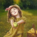 Custom Baby Portrait! Watercolor And Oil Portraits, 100% Hand-Painted. Personalize The Painting! 2 small