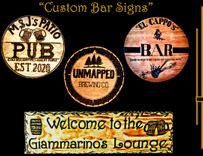 Bar Sign, Pub Sign, Wood Signs, Custom, Hand Created, Designed For You 1 small