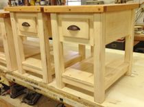 Antiqued Rustic End Tables (Individual Table) 2 small